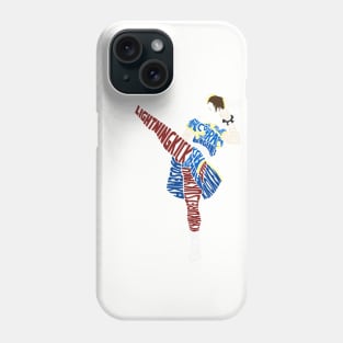 Chun-Li Typography Phone Case