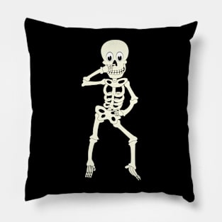 skeleton dancing Pillow