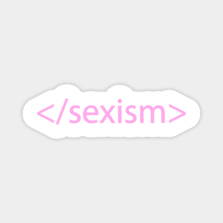 Sexism in Coding Pink Magnet