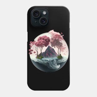 Isometric Globe and Tree: A Symbolic Fusion Phone Case