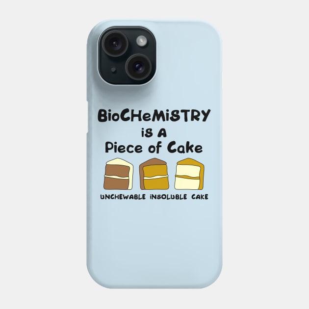 Biochemistry Cake Phone Case by Barthol Graphics