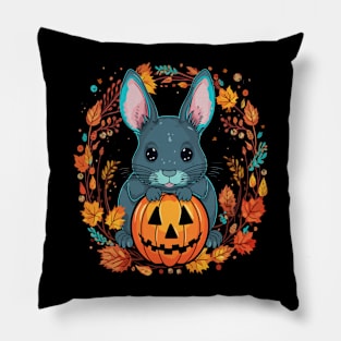 Chinchilla Halloween Pillow