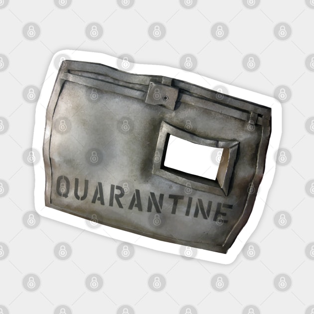 LOST Hatch Quarantine Door Magnet by talesanura