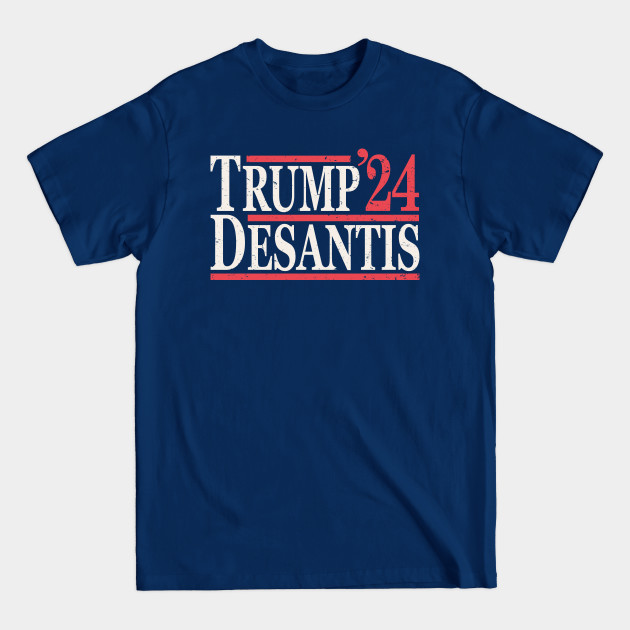 Vintage Donald Trump Ron DeSantis 2024 - Donald Trump Ron Desantis 2024 - T-Shirt