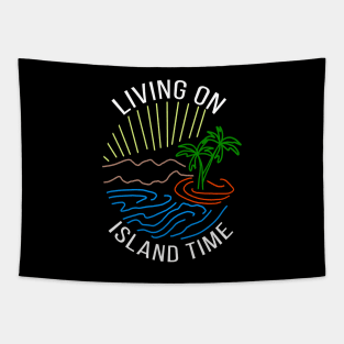 Living on island time Tapestry