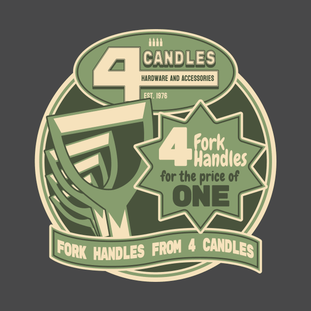 Fork Handles from Four Candles by robotrobotROBOT