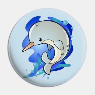 Narwhal for Kids Pin