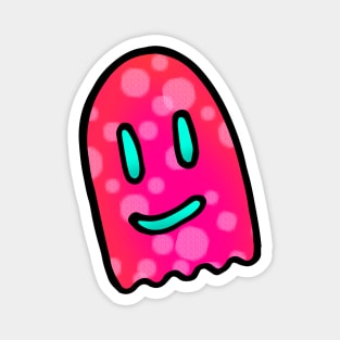 Cute Ghost Doodle Magnet