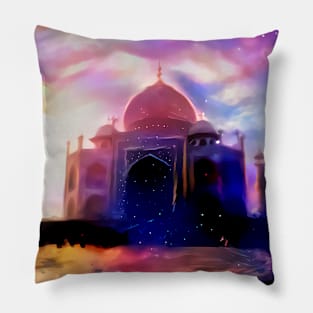 Twilight Taj Mahal Agra India Pillow