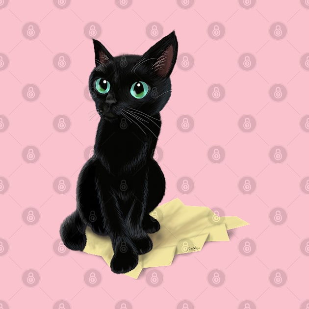 Black little kitty by BATKEI