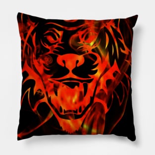 travel tiger face Pillow