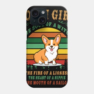 Corgi Girl - Witch - Lioness - Hippie - Sailor (115) Phone Case