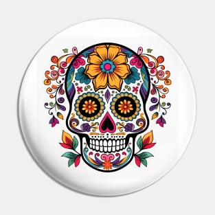 Day of the Dead Sugar Skull 23 Pin