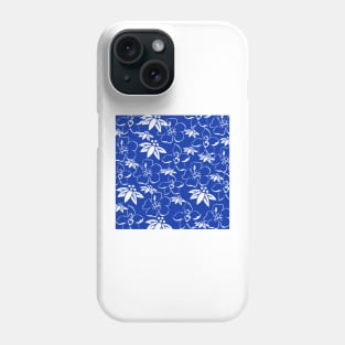 Blue and White Toile Pattern Phone Case