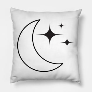 Moon and Stars Pillow