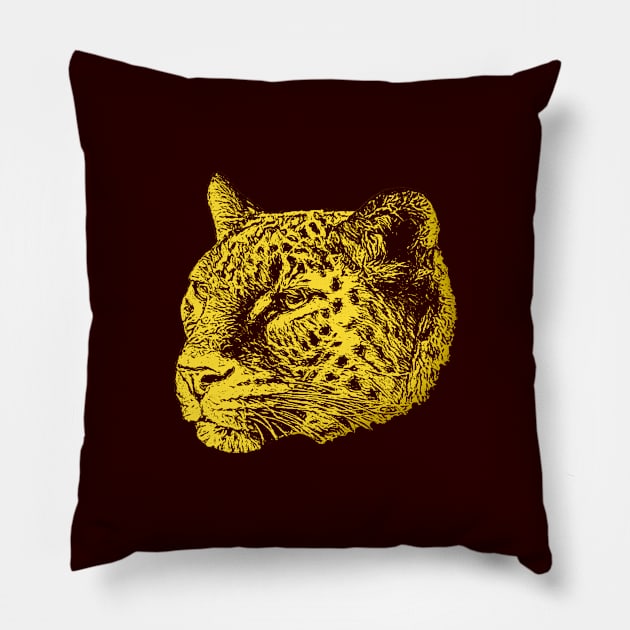 Leopard Pillow by Guardi