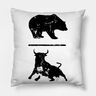 Bear Bull Pillow