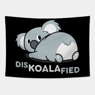 Diskoalafied Kawaii Koala Bear Pun Tapestry