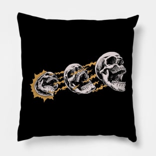 Skull Fussion Lightning Pillow