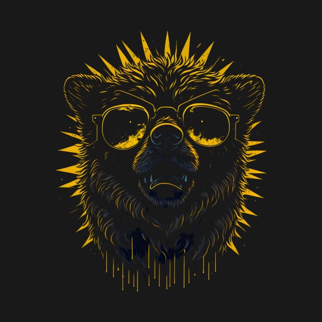 Funk Sun Glasses Bear by Moxie Vibe