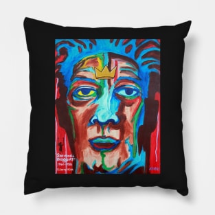 'Portrait of Jean-Michel Basquiat' Pillow