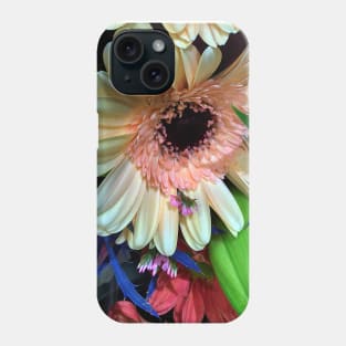 Cream, Blue and Pink Floral Display - Autumn Bouquet - Flowers Phone Case