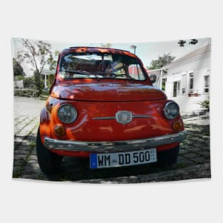 Fiat 500, Restored classic Italian Car Tapestry