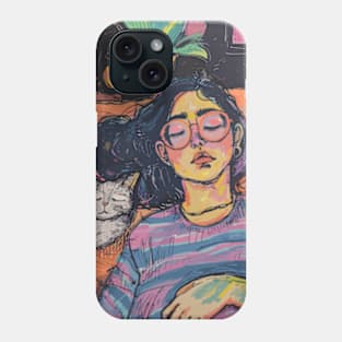 Lofi, Chill and Cats Phone Case