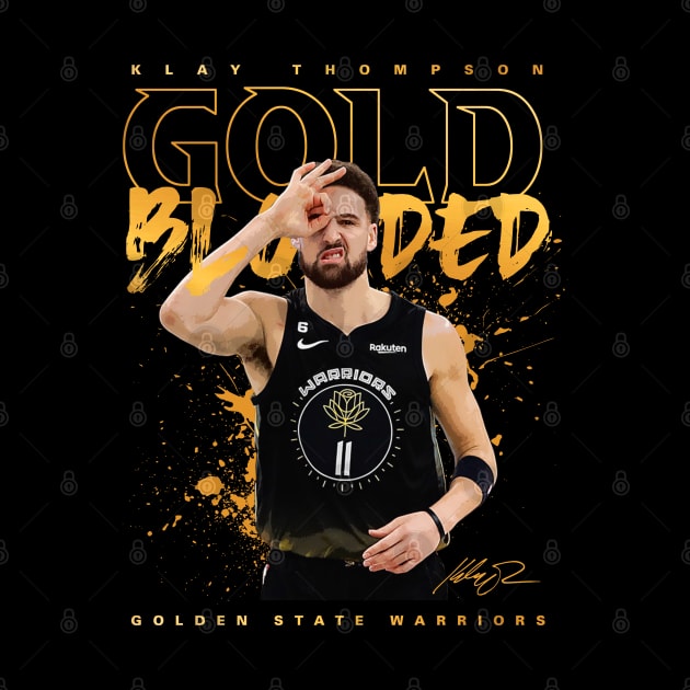 Klay Thompson Gold Blooded by Juantamad