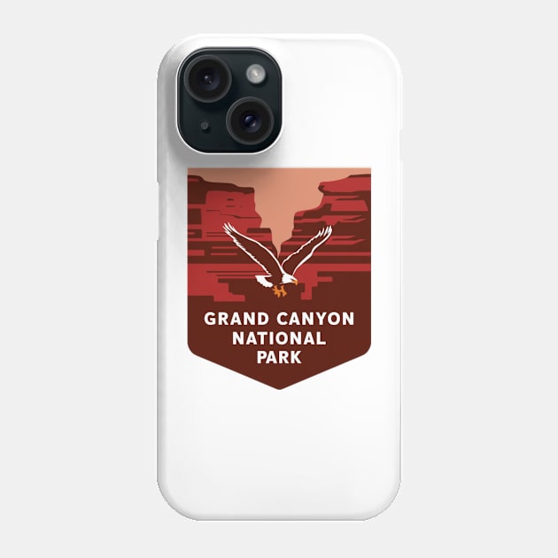 Grand Canyon Eagle Phone Case by Perspektiva