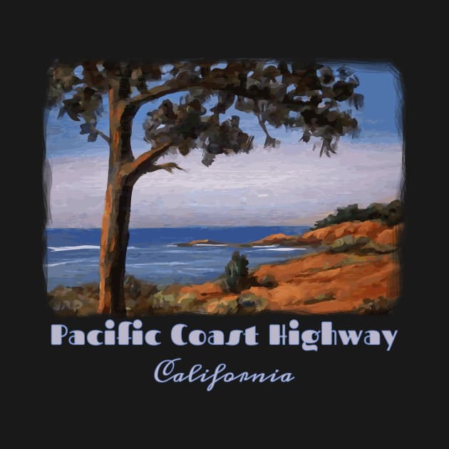 Pacific Coast Highway, California. Northern California coastal seascape by jdunster