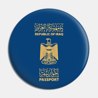 Iraq passport Pin