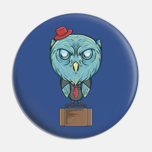 Mr. Owl Pin by Dayone