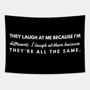 They Laugh Tapestry