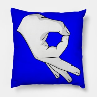 the troll hand Pillow