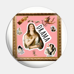 Drama Collage Pin