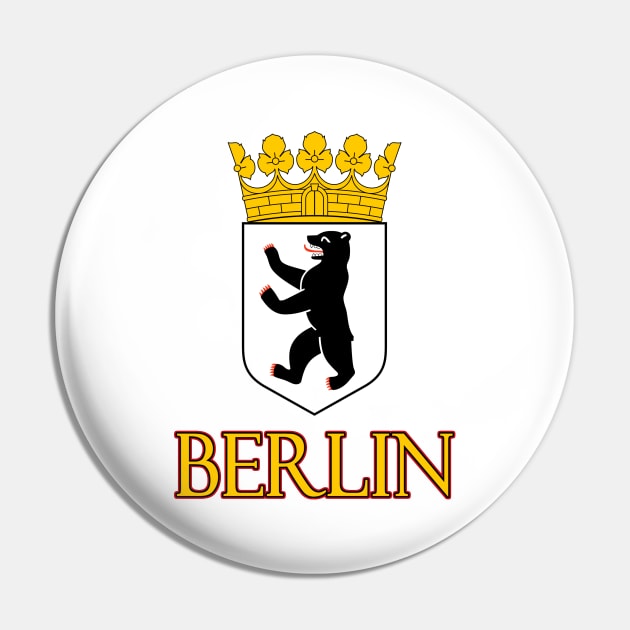 Berlin, Germany - Coat of Arms Design Pin by Naves