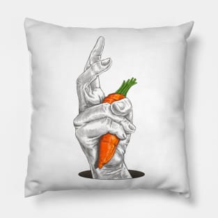 Rabbit & Carrot Pillow