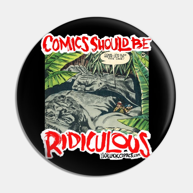 Comics Should Be Ridiculous: Molino & Alascia Pin by Eleven O'Clock Comics