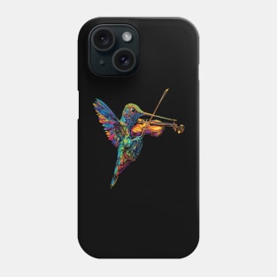 Hummingbird Playing Violin Phone Case