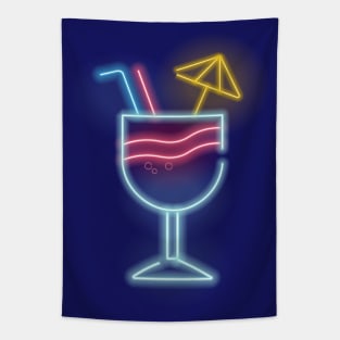 Neon Cocktail Tapestry