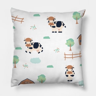 Farm cute animals pattern Pillow