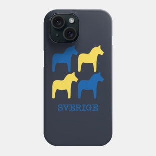 Sverige - Sweden Horses Phone Case