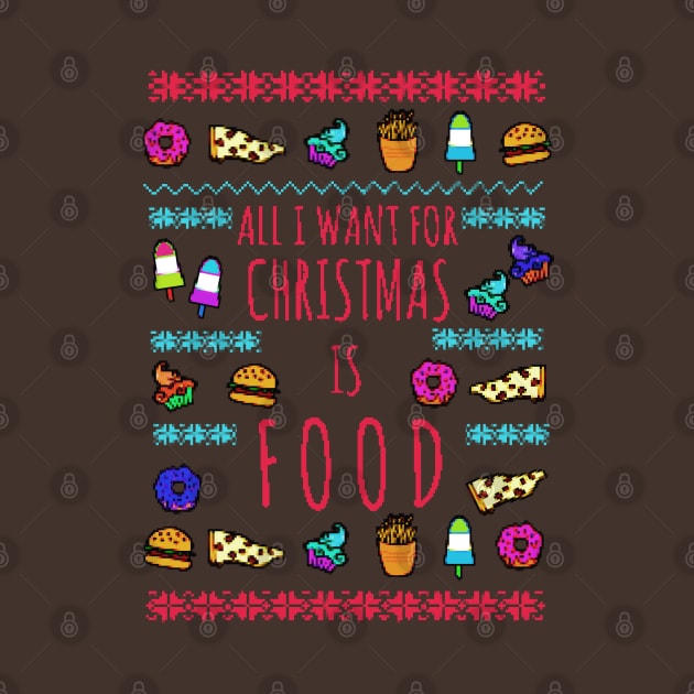 all I want for christmas is FOOD by FandomizedRose