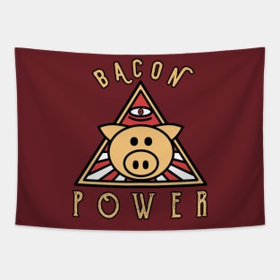 Bacon Power Illuminati Tapestry