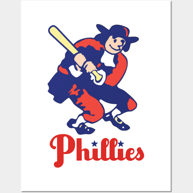Retro Philadelphia Phillies Baseball Art
