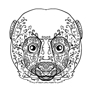 Lemur Head Mandala T-Shirt