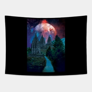 Temple Space Outer Galaxy Tapestry