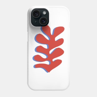 Matisse Inspired - cut out red and blue 1 Phone Case