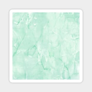 Teal Marble Pattern Magnet